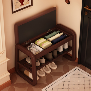 换鞋凳门口家用实木长条凳进门可坐鞋柜入户玄关穿鞋凳试衣间凳子