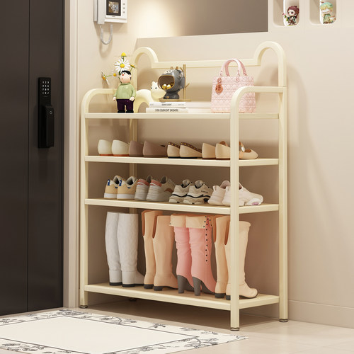 【奶油风】猫耳鞋架靴架一体