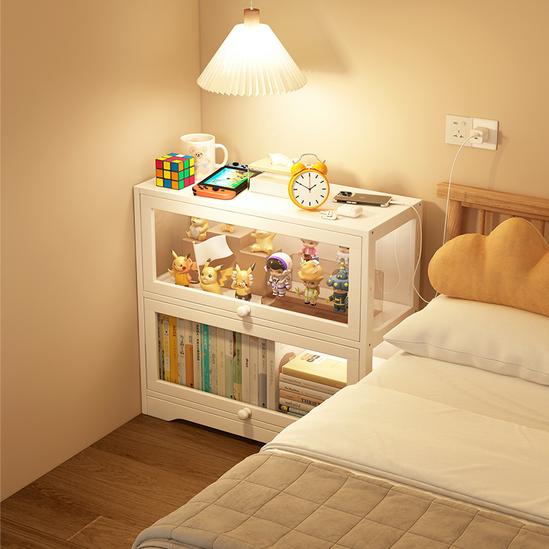 儿童床头柜床边柜轻奢高级感床头收纳柜子替代品极窄出租房用小型,住宅家具,床头柜,淘宝优惠券,粉丝福利购,淘宝优惠卷