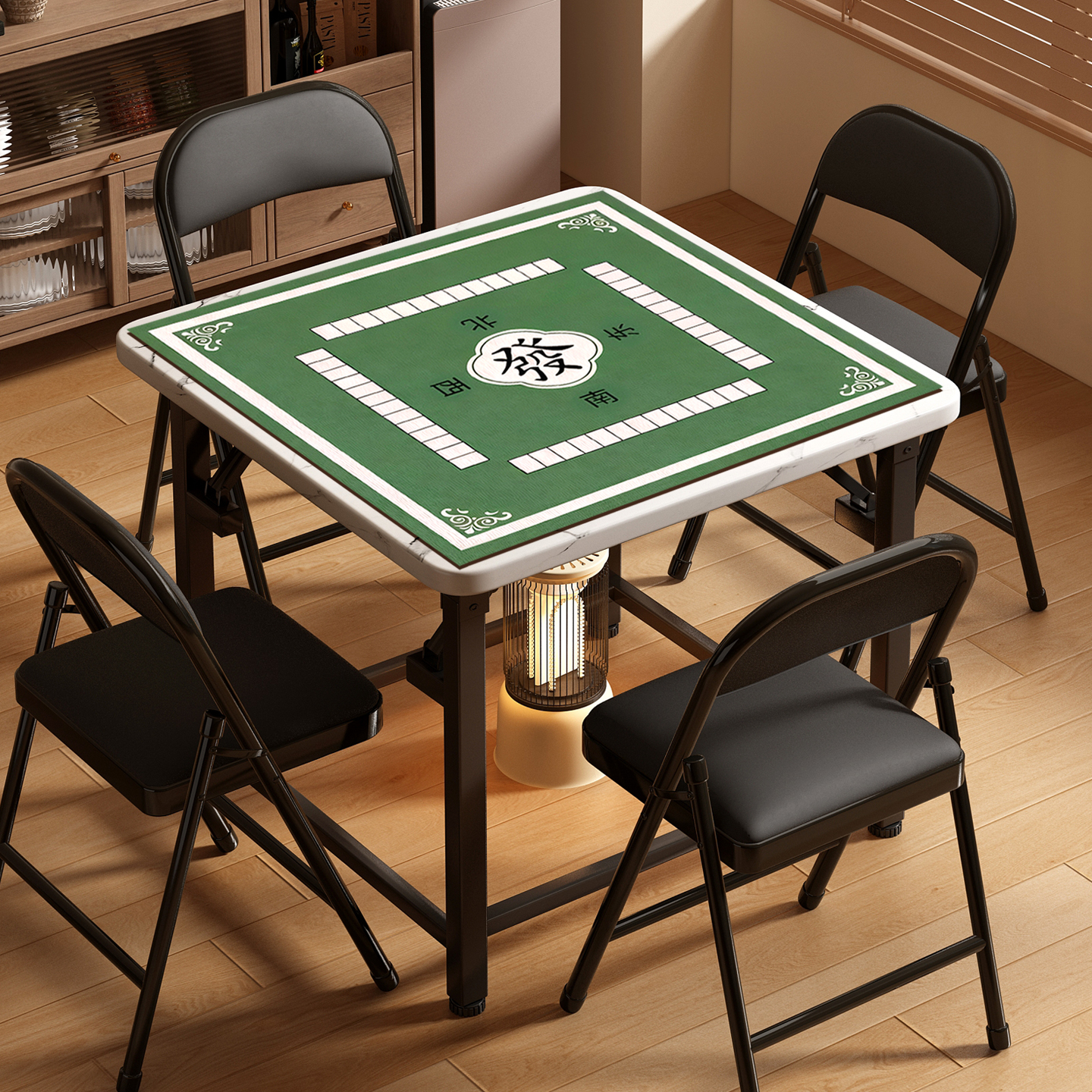可折叠麻将桌免安装收到打开即用