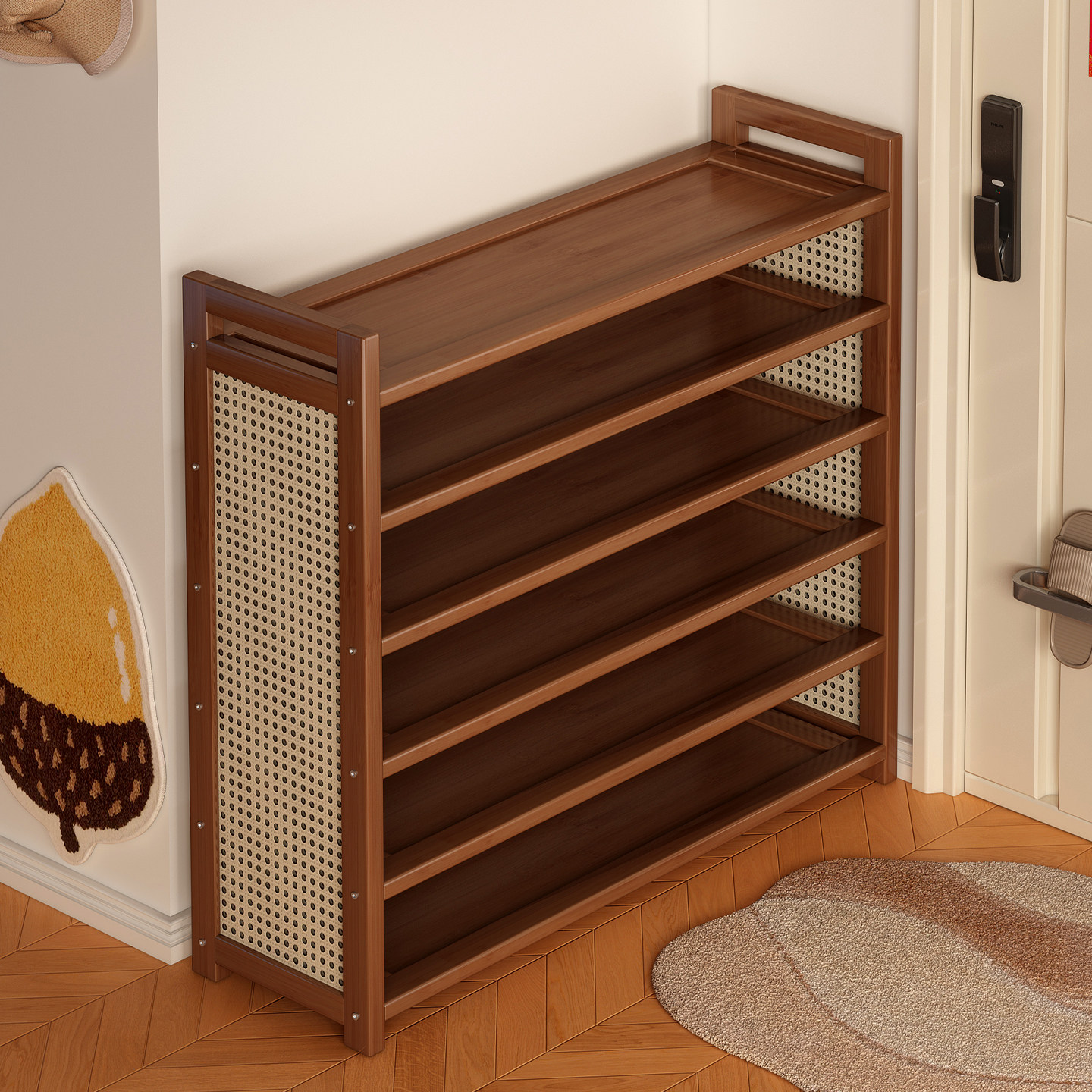 中古鞋架多层家用门口小窄鞋柜简易入户门鞋子收纳置物架2026新款,住宅家具,鞋架,淘宝优惠券,粉丝福利购,淘宝优惠卷