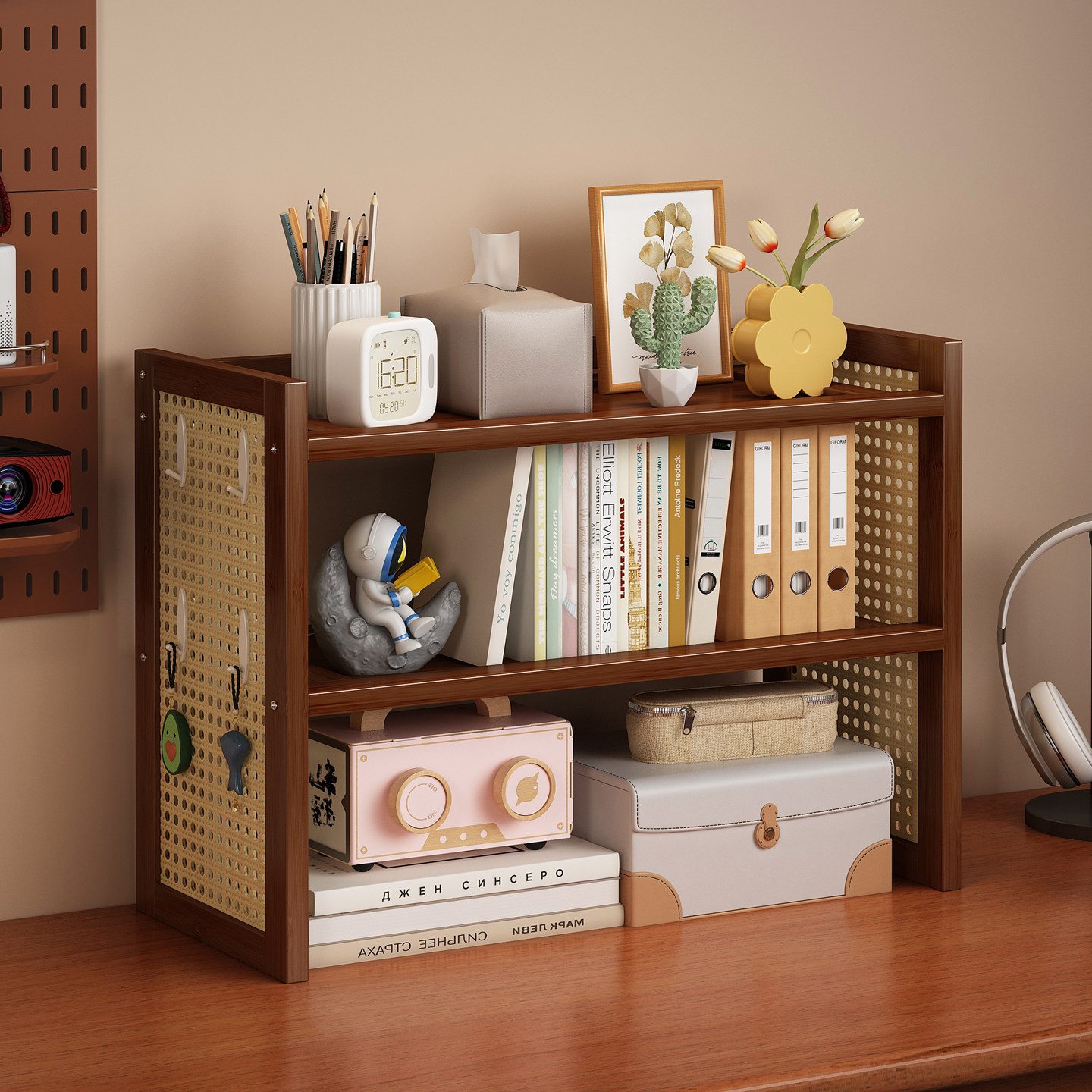 姿竹桌面置物架随心diy自由搭配