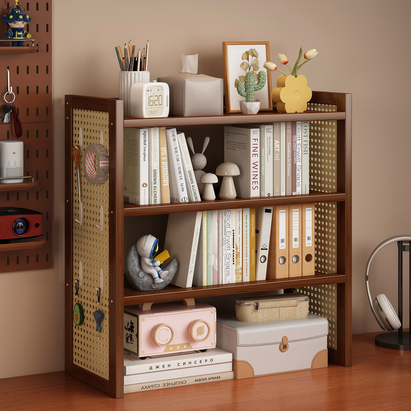 姿竹桌面置物架随心diy自由搭配