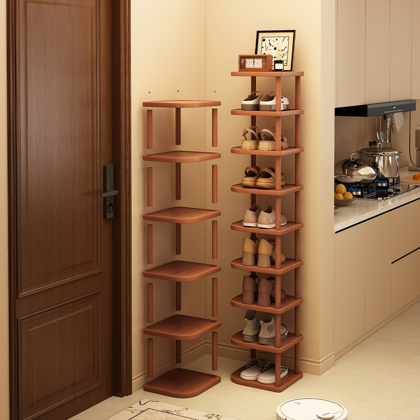 鞋架小窄门口收纳鞋柜超稳不晃