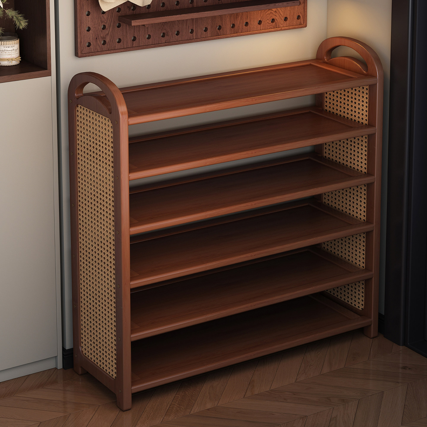 鞋架多层家用门口中古鞋柜出租屋入户门室内鞋子收纳架轻奢高级感,住宅家具,鞋架,淘宝优惠券,粉丝福利购,淘宝优惠卷