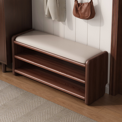 送货上门超稳不晃加厚实木鞋架