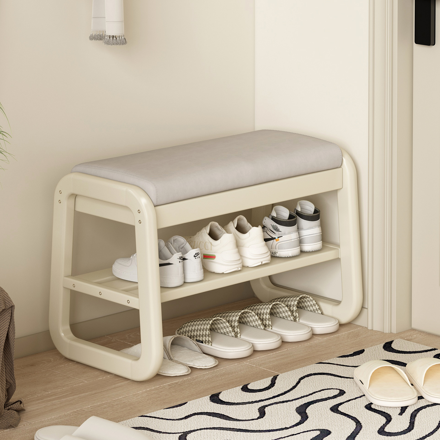 一凳多用，翻盖收纳储物