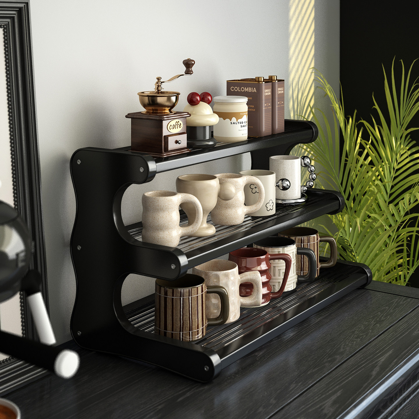 杯架杯子收纳置物架多层