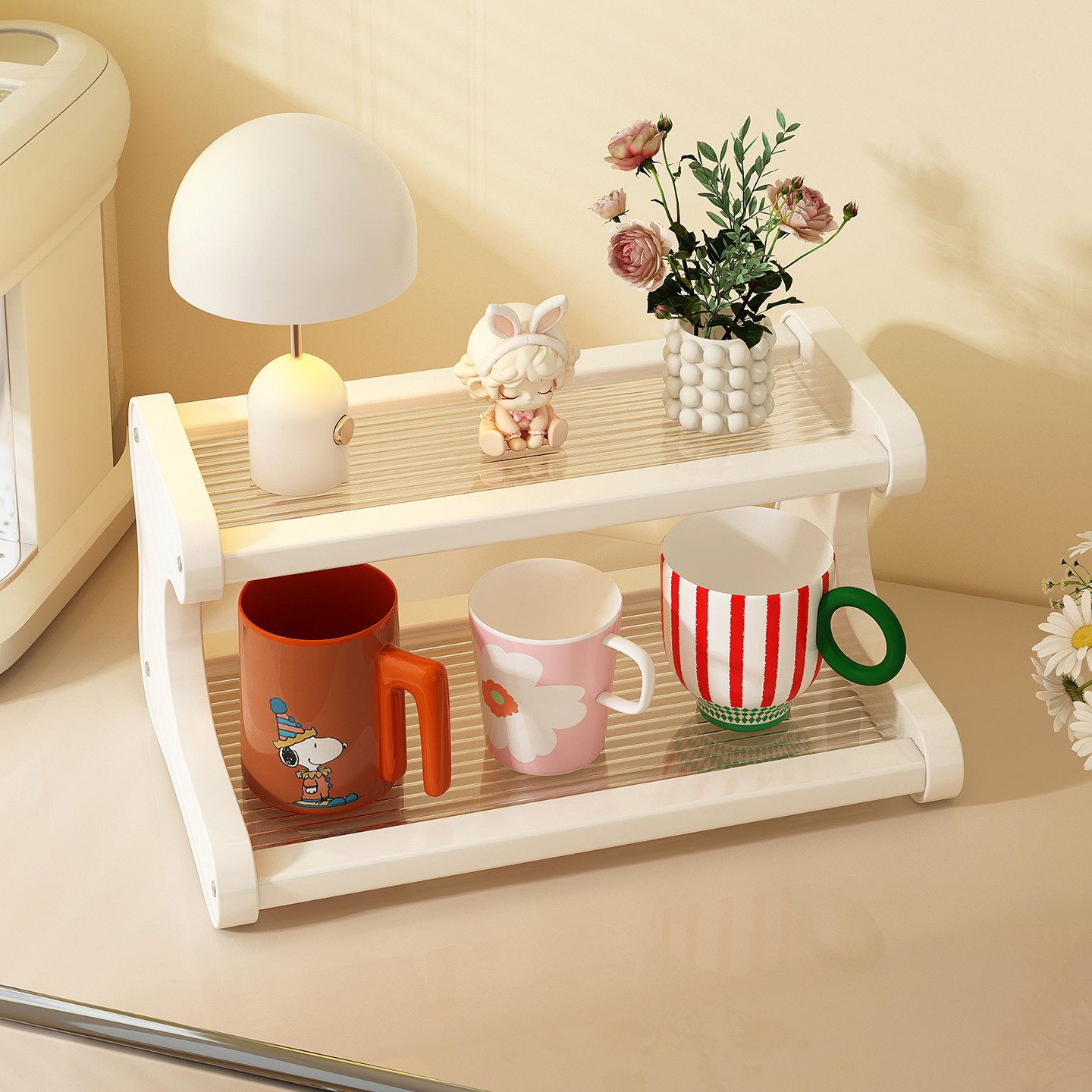 桌面杯架餐边柜杯架子置物架高级感茶杯水杯收纳放置架咖啡角布置,家庭/个人清洁工具,杯架,淘宝优惠券,粉丝福利购,淘宝优惠卷