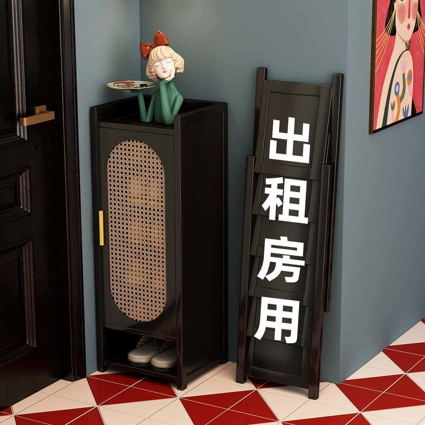 鞋架小窄门口出租房用多层防尘免安装不占地方入户简易鞋柜置物架,住宅家具,鞋架,淘宝优惠券,粉丝福利购,淘宝优惠卷