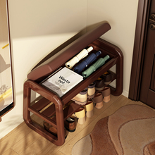 实木换鞋凳门口家用入户门玄关可坐鞋柜极窄储物收纳穿鞋凳长条凳