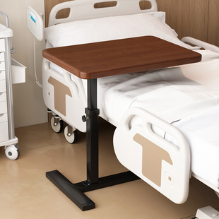 床边桌可移动升降电脑桌家用简易餐桌卧室折叠小桌子病床上护理桌
