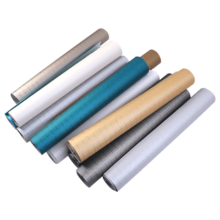 金色皮纹格子皮革蓝色墙纸北欧客厅卧室背景墙壁纸2026新款高级感