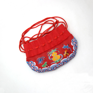 端午节香囊空袋五毒香包随身福袋双层汉服古风挂脖香袋儿童空袋子