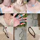 多巴胺彩色星星项链2026新款 夏日甜酷风气质小众设计高级感锁骨链