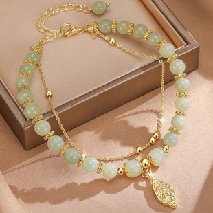 轻奢三生有幸手链女生2025新款和田钰手串女款小众高级感生日礼物