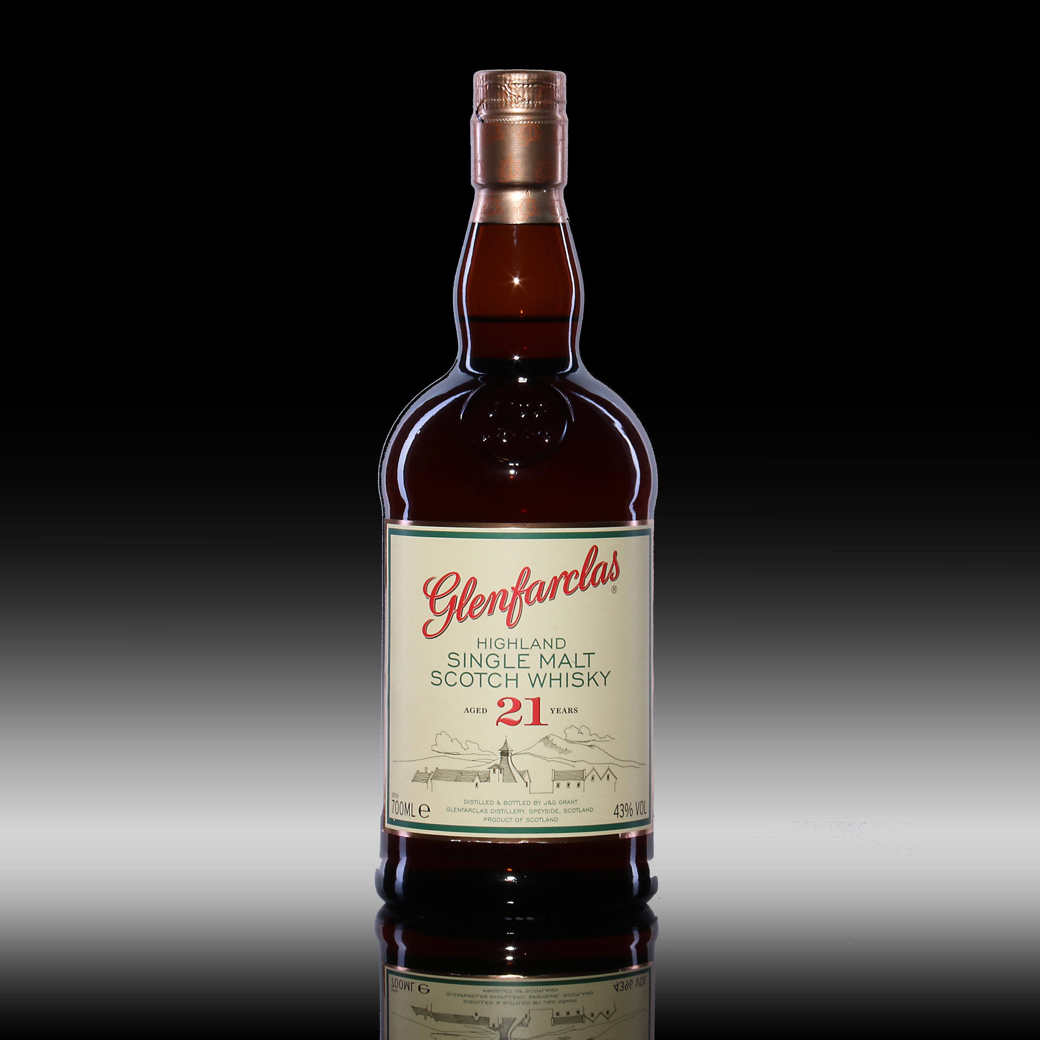 格兰花格21年glenfarclas 21 years old苏格兰单一麦芽威士忌