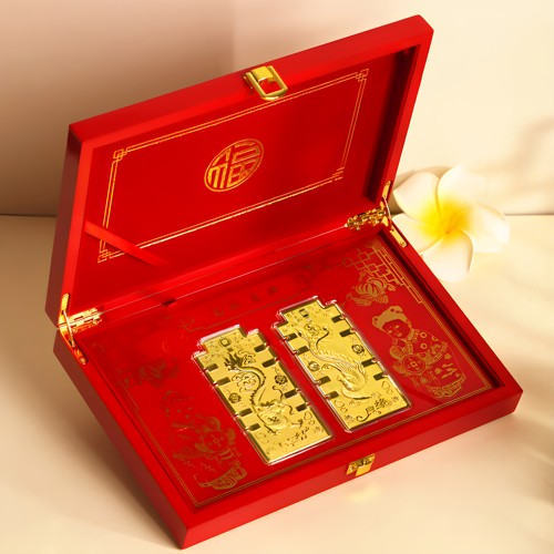 金龙凤金钞结婚婚礼纪念礼物