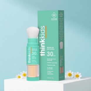美国Thinkbaby涂刷式物理防晒霜SPF30隔离儿童户外出游紫外线防护