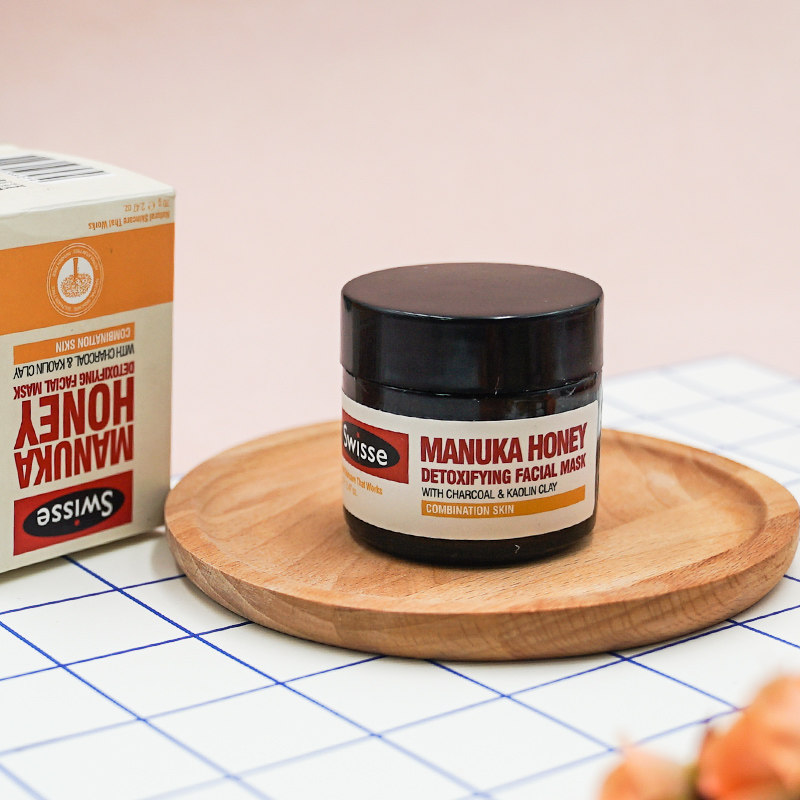 Swisse清洁面膜澳洲麦卢卡蜂蜜深层收缩毛孔李佳琦泥膜去黑头粉刺