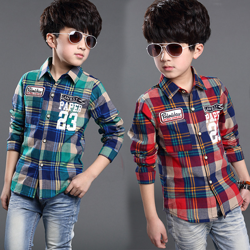 Chemise garcon à manche longue - Ref 2076059 Image 1