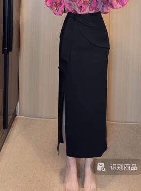 刘欣定制 气半身裙半裙高级感时尚中长裙5881