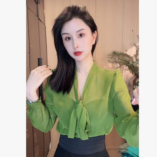 刘欣服饰 新款减龄显瘦上衣洋气百搭夏季时尚上衣设计感3658