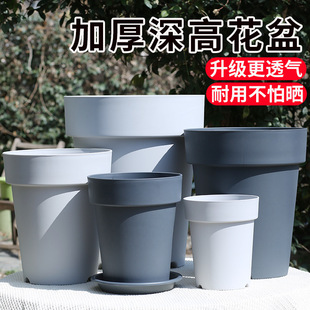 New durable thick high tube style flowerpot Nordic simple p