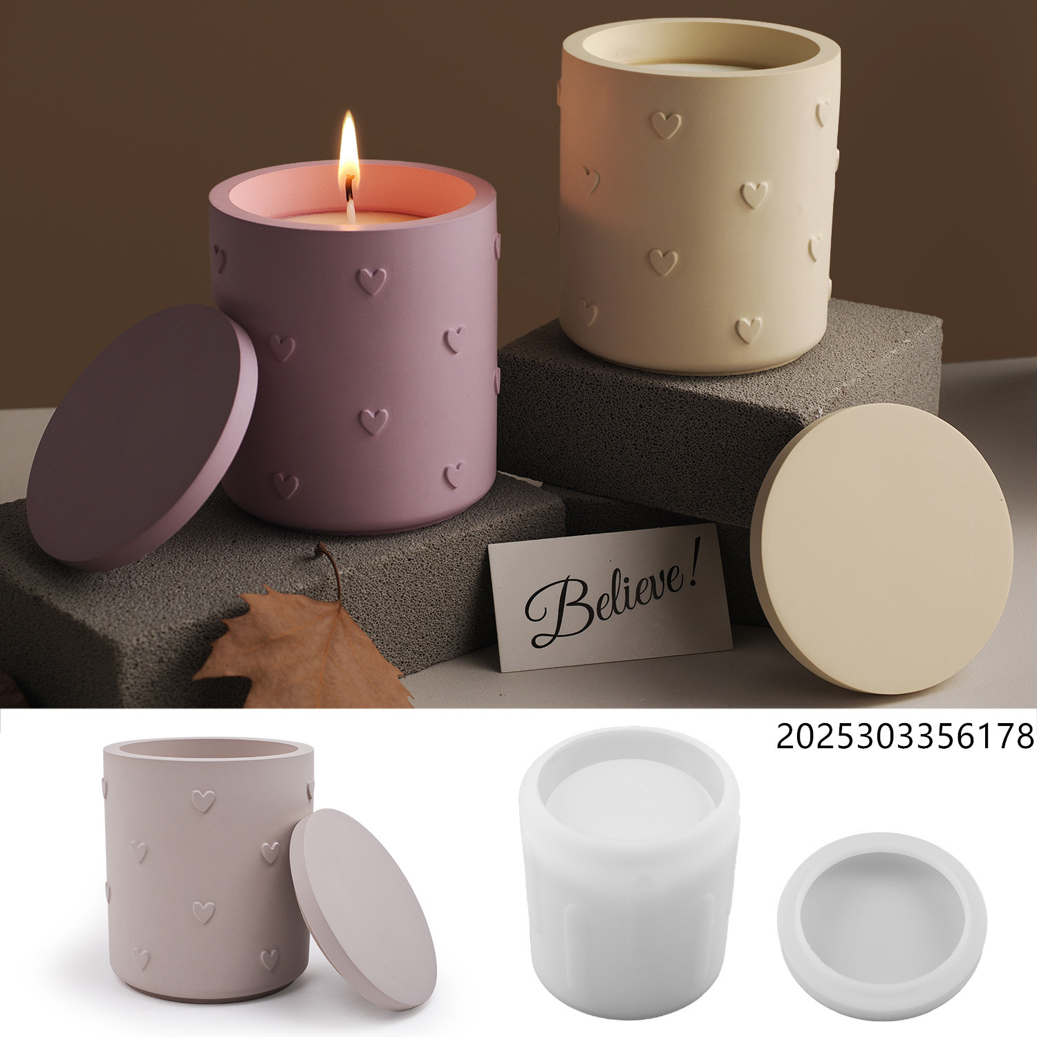 DIY Handmade Gypsum Cement Love Heartbreak Flower Fragrance