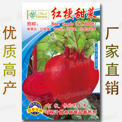 New Red Stem, Red Beet, Purple Red Vegetable Head, Thousand