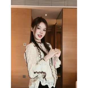 复古港风衬衫 TIAO 中国风刺绣长袖 刺绣衬衫 设计感复古气质 中式