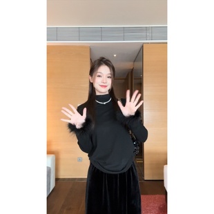 磨毛新中式 气质端庄高货打底厚版 百搭打底 时尚 女 冬季 TIAO