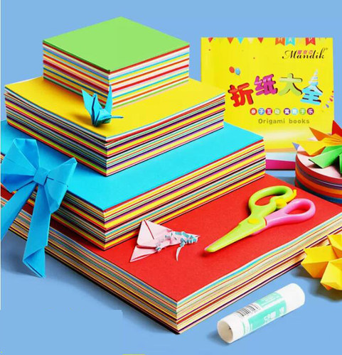 儿童彩色折纸正方形10色