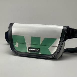 小邮差包 FORFOUR JAMIE F40 可单肩防水斜挎包随身腰包 F153