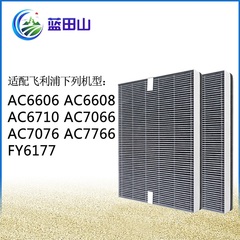 适配飞利浦空气净化器过滤网AC6606/6608/6710/7066/FY6177滤芯
