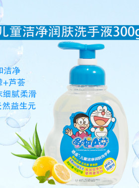添乐哆啦A梦儿童宝宝洗手液温和配方泡沫清洁洁净润肤300g