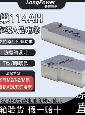 新款蜂巢72v114ah电芯大单体三元锂电池九号MZ/M95C/极核ae5专用