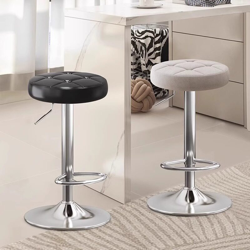 吧台椅旋转升降椅子家用吧台凳酒吧靠背圆凳美容理发转椅高脚凳子