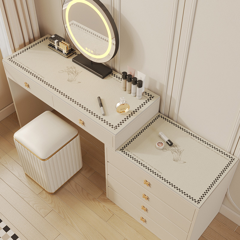 梳妆台桌垫YERDOOV/悦朵pvc轻奢