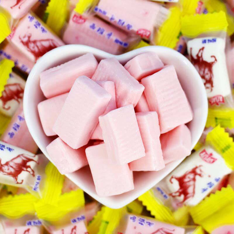 超越西班牙风味酸奶糖混合味 怀旧零食糖果 年后节日婚庆奶糖