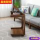 实木沙发边几可移动小茶几带轮简约迷你小边桌卧室床头桌子床边桌