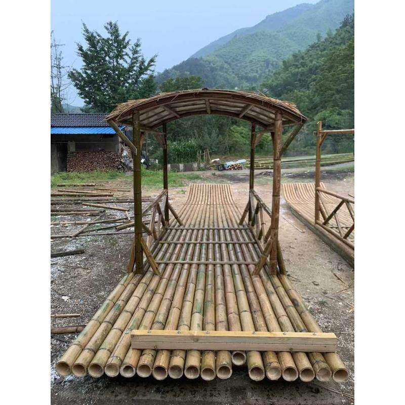 pvc竹筏竹排船景区厂家冲锋舟竹排旅游钓鱼观光皮艇船舟竹筏厂家
