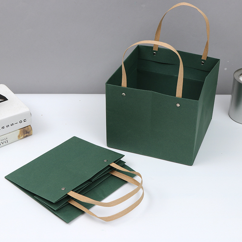 高档礼品袋包装袋现货纸袋手提袋T013牛皮纸纯色手提袋