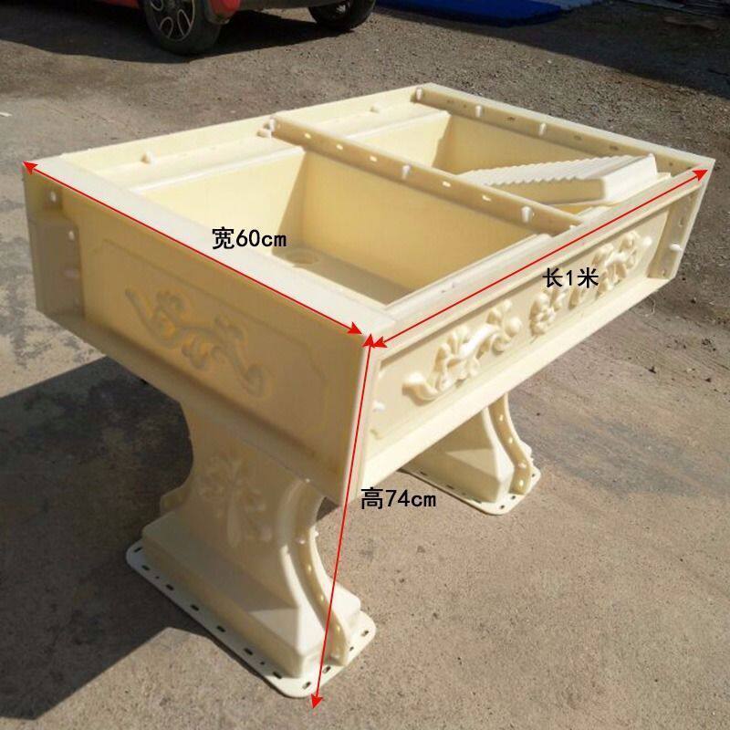水泥洗衣池模具预制盆景花盆模具自制彷大理石罗马柱栏杆磨具