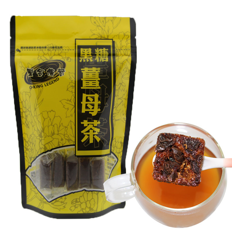 黑金传奇黑糖姜母茶台湾正品姨妈黑糖姜茶暖暖红糖姜茶老姜汤袋装