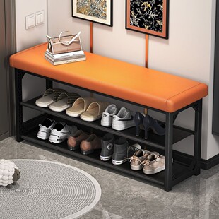 新年收纳凳换鞋凳家用穿鞋凳轻奢可坐式儿童鞋凳鞋柜懒人多层鞋架