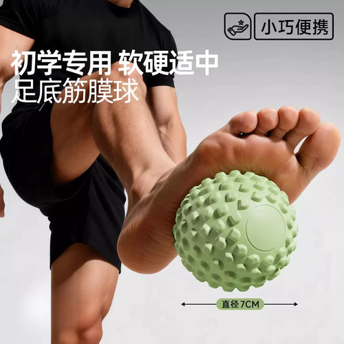 足底筋膜球肩胛骨缝疏通神器按摩球脚底滚动腰肩颈肌肉放松球颈膜