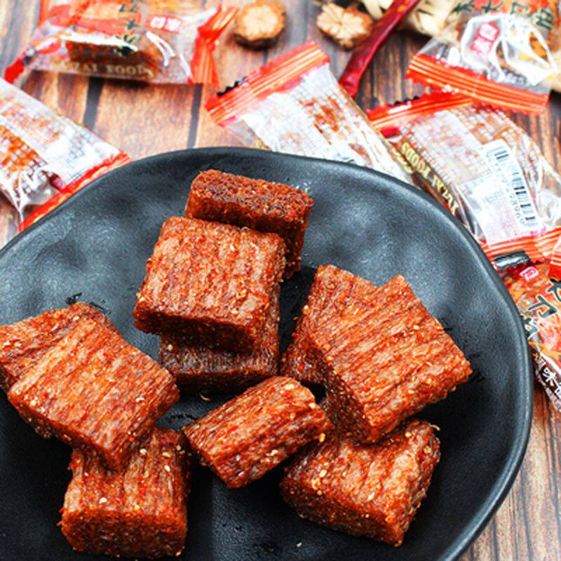 大刀肉辣条90后怀旧麻辣味儿时经典素食小零食小吃素肉面筋大礼包