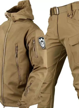 Winter Thicked Men Camo Suit Waterproof Tactical Set Multi