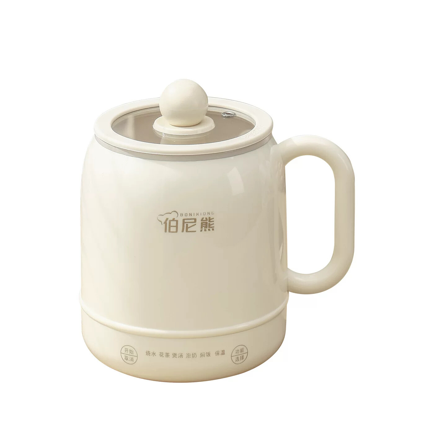 伯尼熊多功能智能电炖杯智控调温小型养生壶焖饭炖煮电热杯全自动